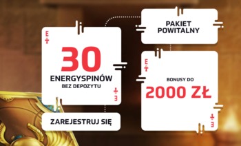 Free spins no deposit EnergyCasino 30 free spinów bez depozytu EnergyCasino Book of Dead