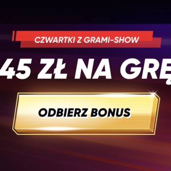 45 zł bonus z czwartkowymi grami show w QuickWin