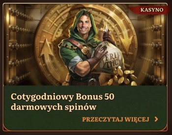 50 spinów czeka w Wild Robin