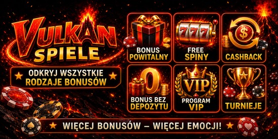 aktualne bonusy kasynowe dla Polaków w kasynie Vulkan Spiele