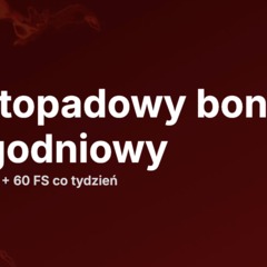 Bonus 120% od depozytu i do 60 DS w listopadzie