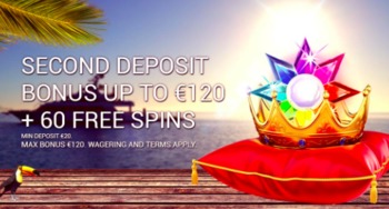 Bonus do 120€  +60 free spinów Caribic casino