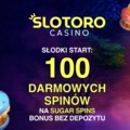 Bonus kasynowy za rejestrację aż 100 FS w Slotoro!