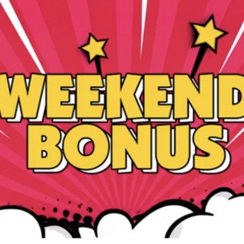 Bonus weekendowy od depozytu  75 FS z 3 375 zł