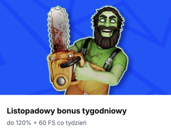 Listopadowy bonus w VulkanSpiele