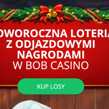 Odjazdowe nagrody w loteri noworocznej w Bob Casino