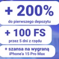 Powiększony  bonus powitalny z większymi korzyściami