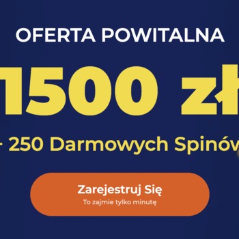 Powitalne 250 FS  z bonusem do 1 500 zł w Ninecasino