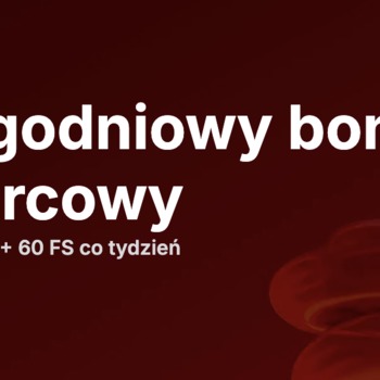 Tygodniowy bonus marcowy 120% z 60 FS w Vulkan Spiele