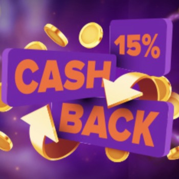 W każdy poniedziałek skorzystaj z bonusa 15% cashback!