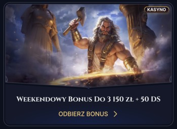 Weekendowy bonus w kasynie Cazeus