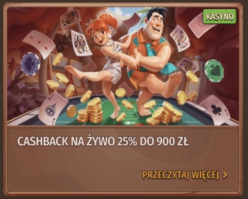 Zwrot 25% w promocji kasyna StoneVegas